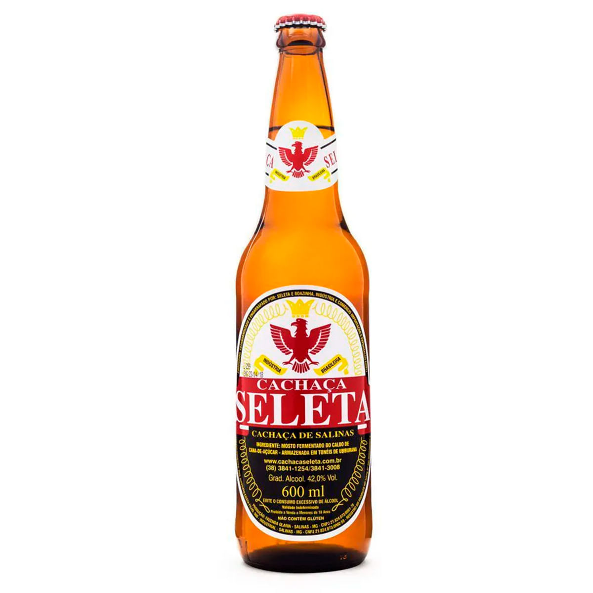 Encontraproduto.com.br - Cachaça Seleta 600ml