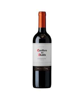 Vinho chileno Cas Del Diablo Carmenere 750Ml