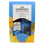 WhiskyGlenlivetFoundersSingleMalt2Copos700Mlcomcaixadelado