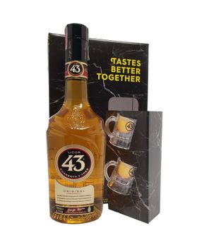 Licor 43 700ml C/2 Taça Minibeer Diego Zamora