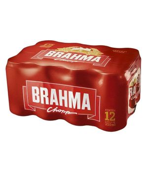 CERVEJA BRAHMA LATA 12X350ML