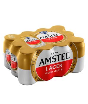 CERVEJA AMSTEL LATA 12X350ML