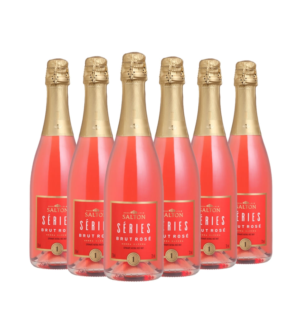 Espumante Salton Series Brut Rose 6X750Ml (Leve 6, Pague 5)
