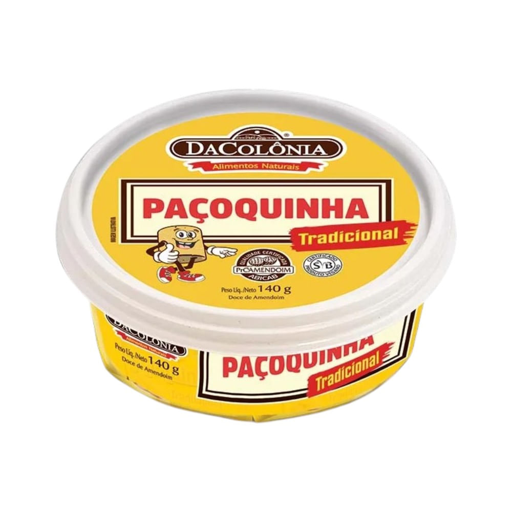 Paçoca Rolha Tradicional DaColonia 140G