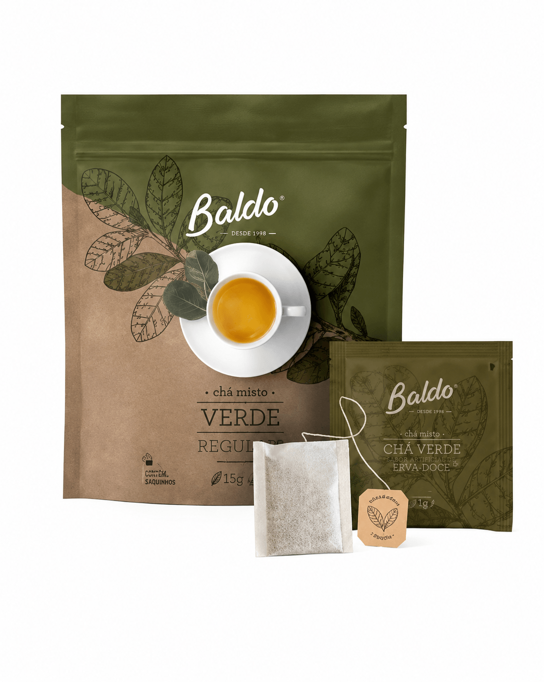 Chá Mate Verde Repousado Baldo (10X2,5g)