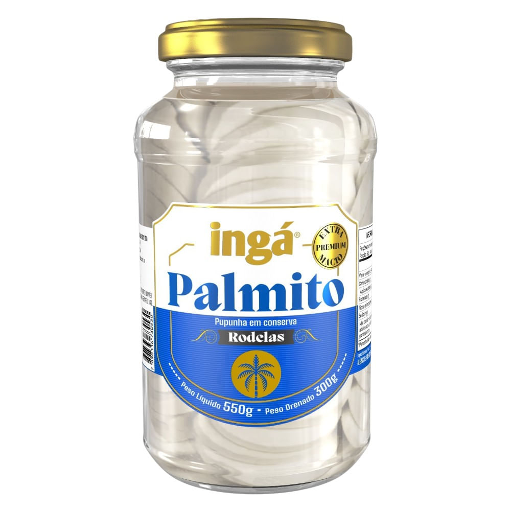 Palmito Pupunha Rodelas Ingá 300G