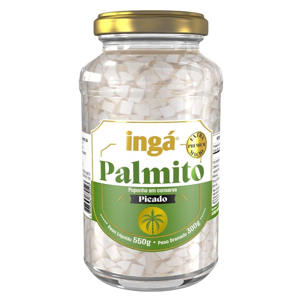 Palmito Pupunha Picado Ingá 300G